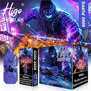Vape jetable de cigarette électronique Higo HERO 6K 6000